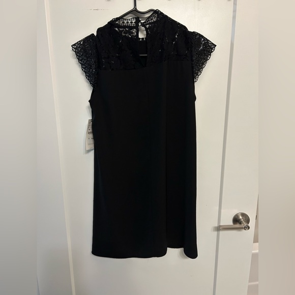 NWT Zara Lace Short Sleeve Dress - Picture 6 of 8